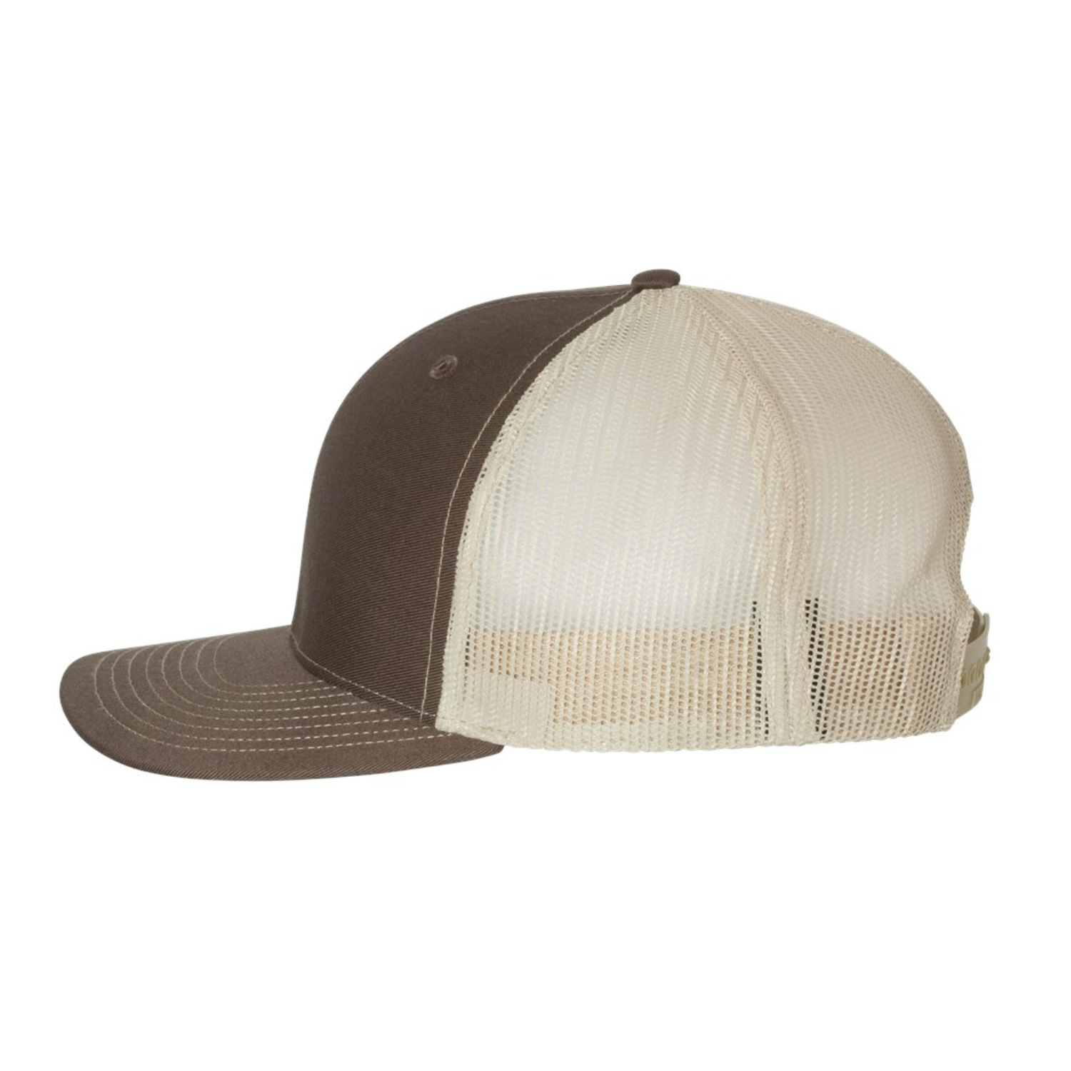 Richardson 112 | Adjustable Snapback Trucker Cap | Brown/ Khaki