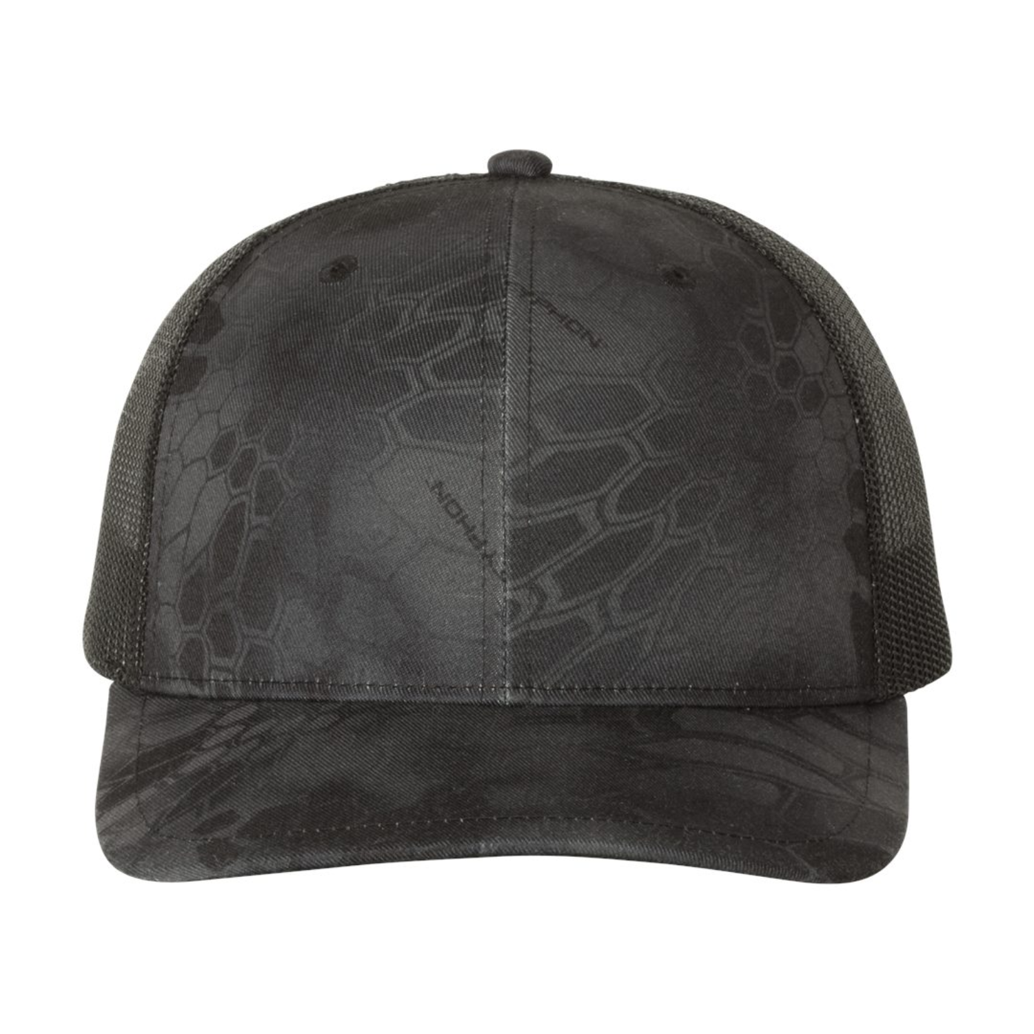 Richardson 112P | Patterned Snapback Trucker Cap | Kryptek Typhon/ Black