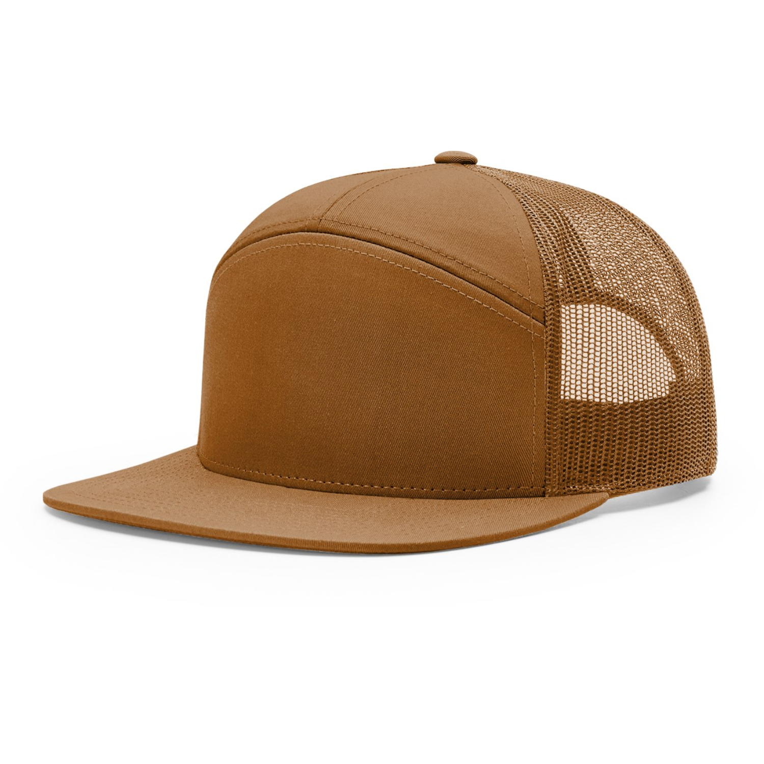 Richardson 168 | Seven Panel Trucker Cap | Caramel