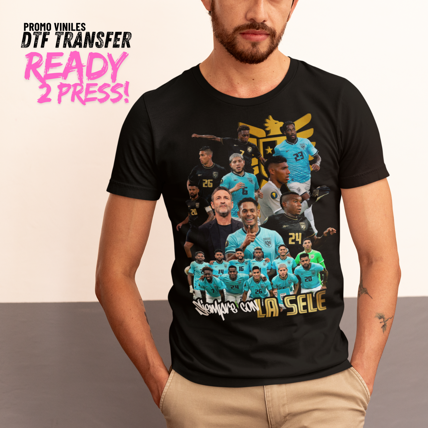 DTF Transfers | La Sele Celeste | 12x16