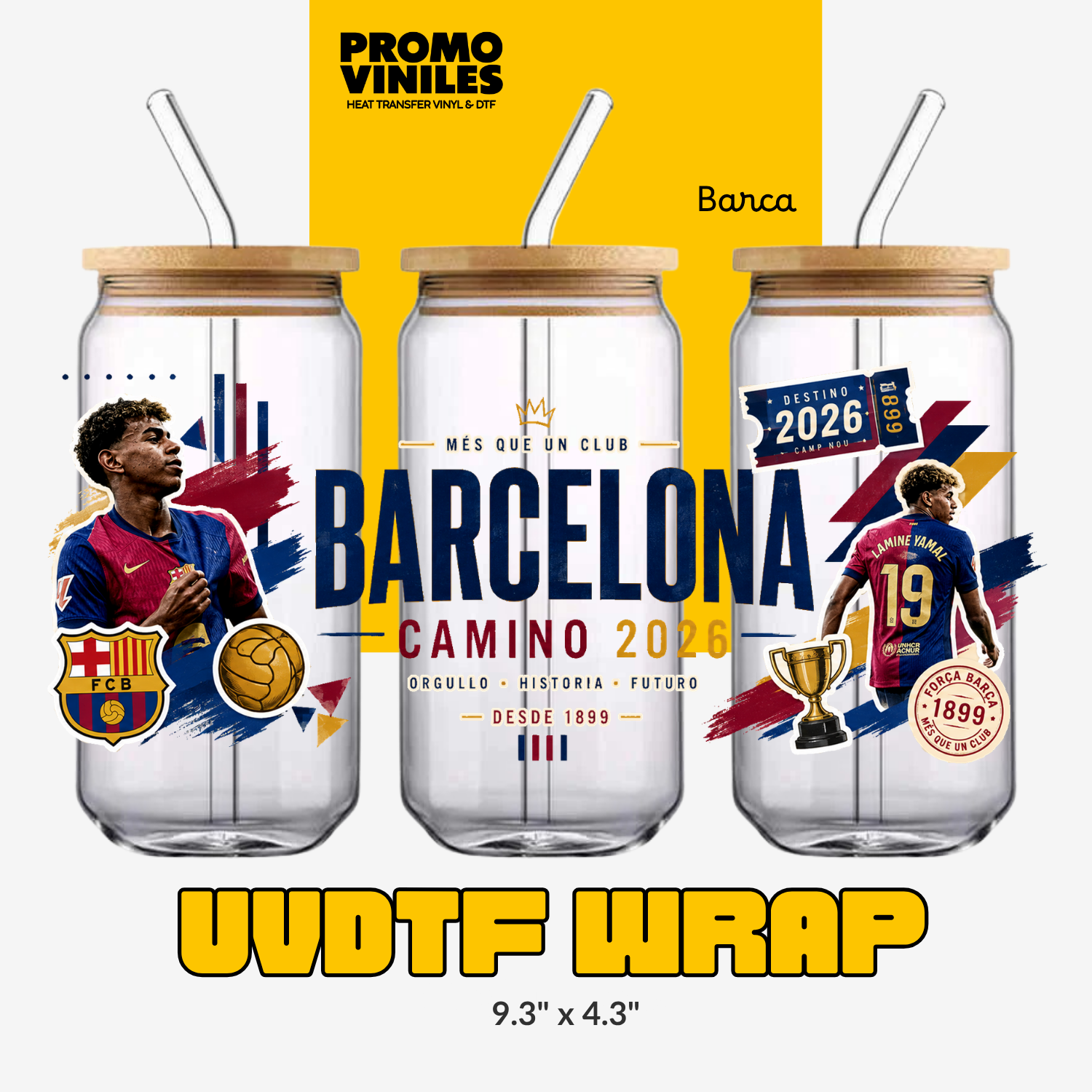 UV DTF Wrap | Barca