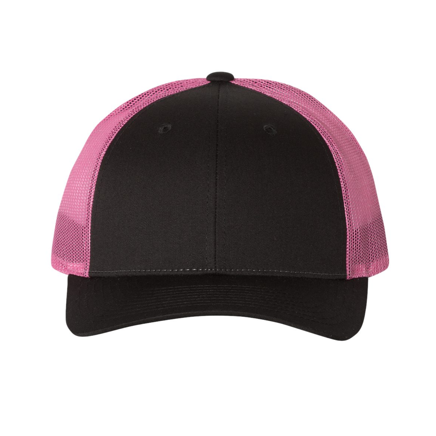 Richardson 115 | Low Pro Trucker Cap | Black/ Neon Pink
