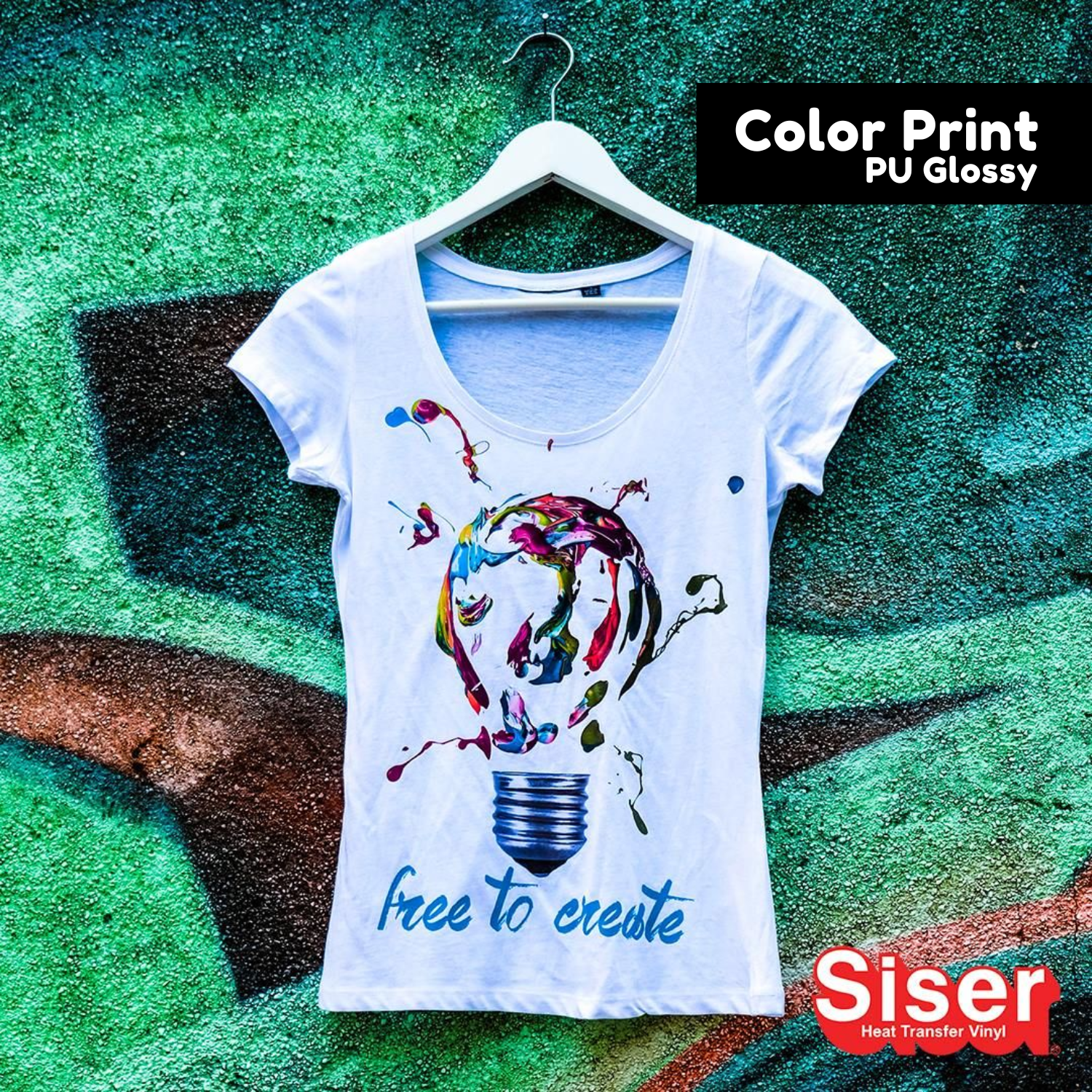 Siser ColorPrint PU Gloss | Vinil Imprimible para Plotters | Ancho de 20"