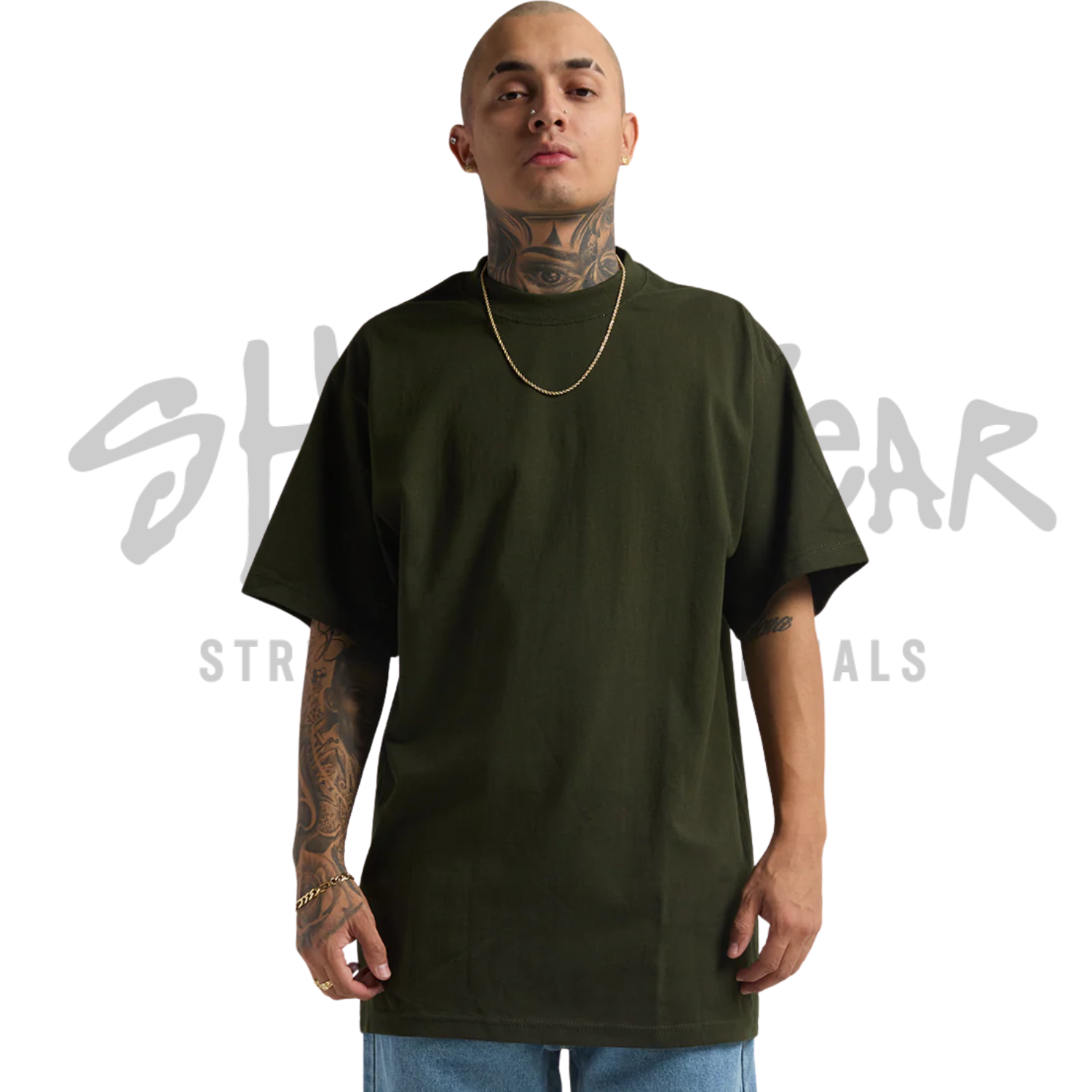 Shaka Wear Max Heavyweight Short Sleeve | Hunter Green | 7.5 oz