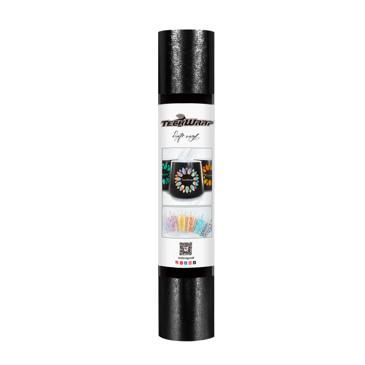 Vinil Adhesivo | Permanente | Texture Black | Ancho 12"