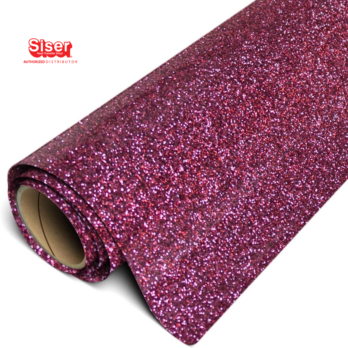 Siser Glitter® Vinil Textil Térmico | Currant | Ancho 12" (11.8)