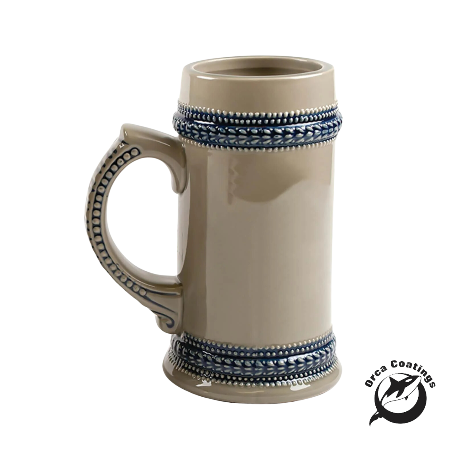 Jarra de Cerveza Gris- Estilo Alemana | Azul | 22oz