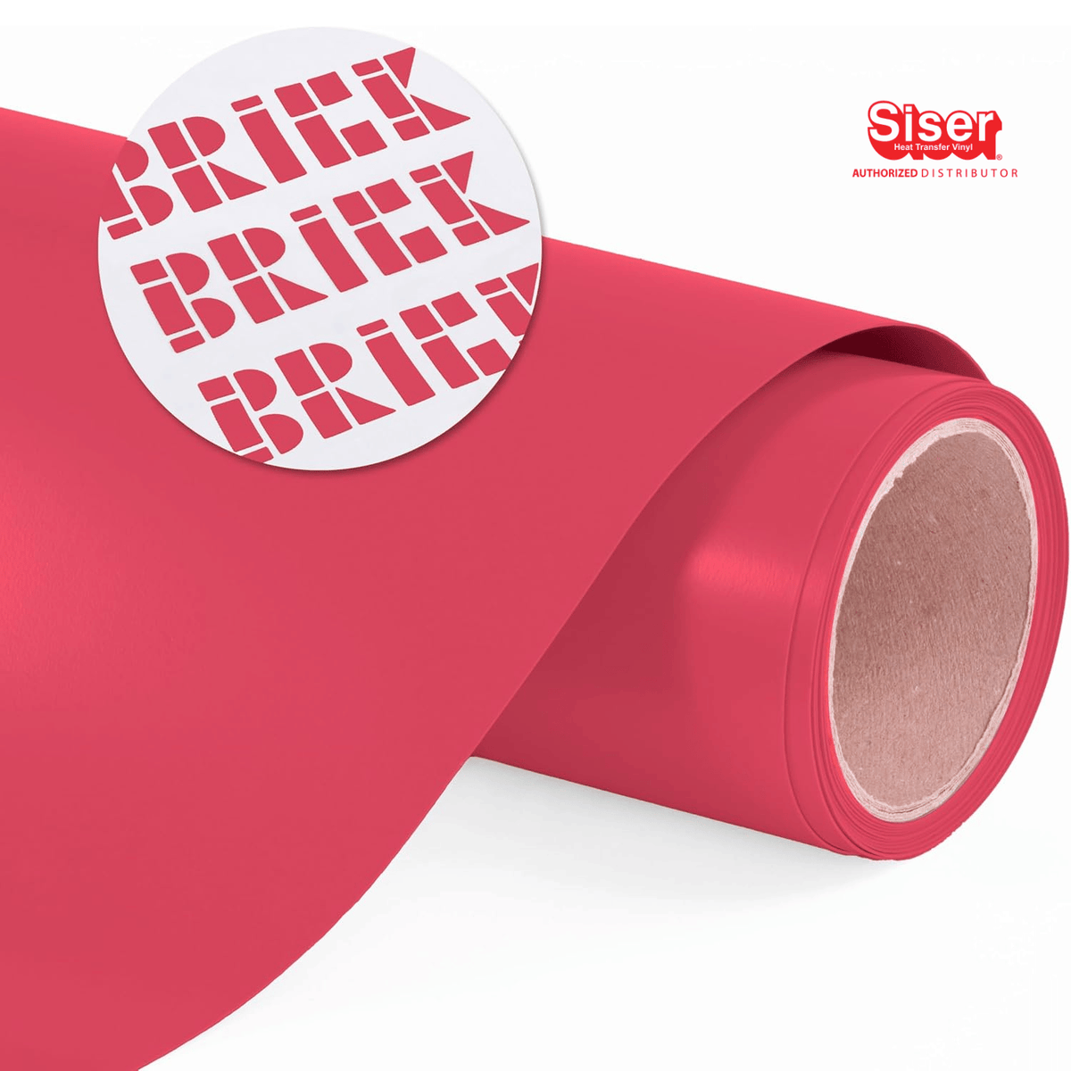 Siser Brick® 600 Vinil Textil Térmico | Red | Ancho 20"