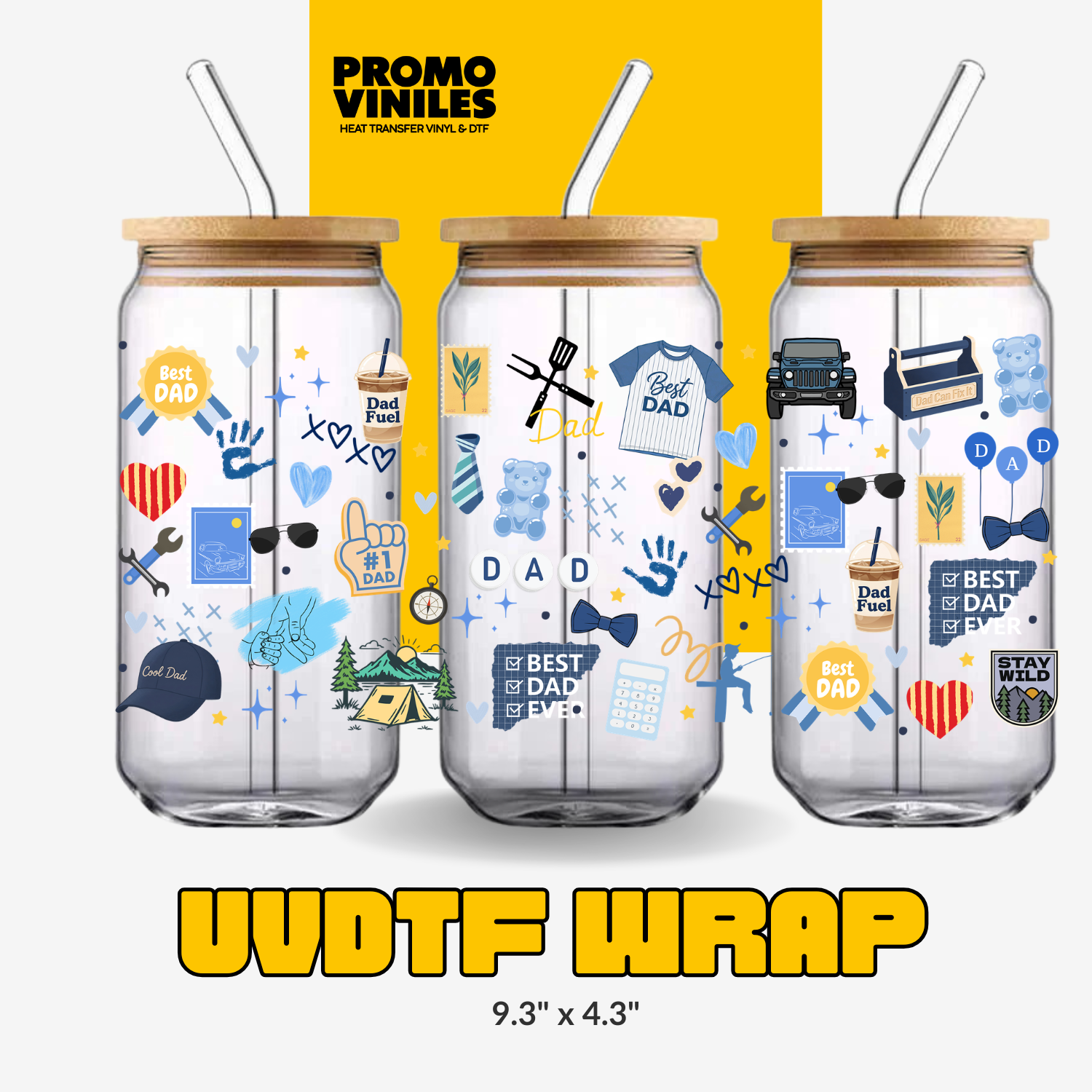 UV DTF Wrap | Dad