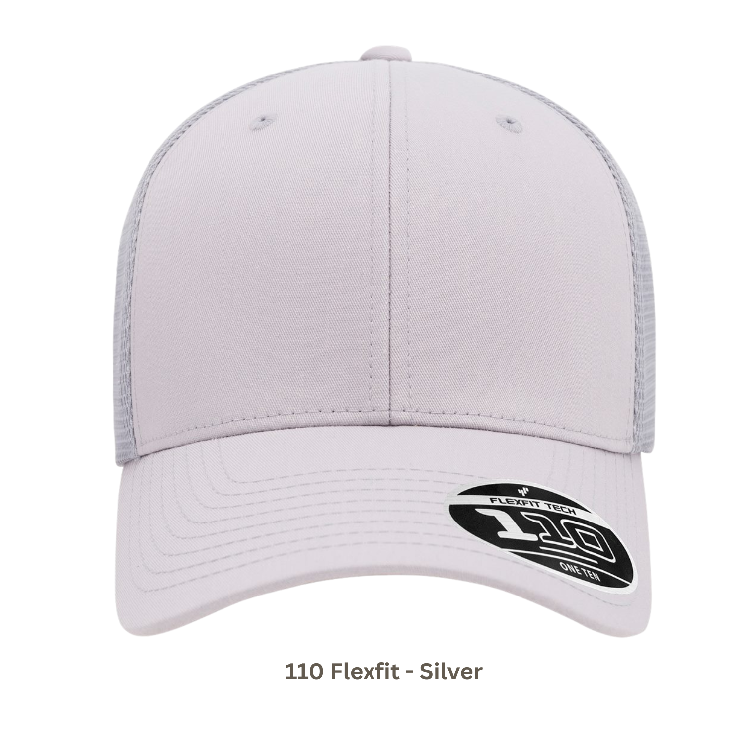 Flexfit - 110® Mesh-Back Cap | Silver