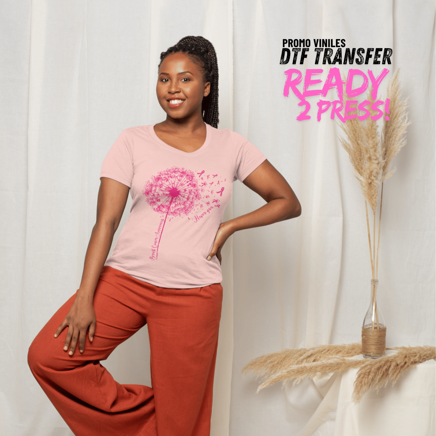 DTF Transfers | Never Give Up!