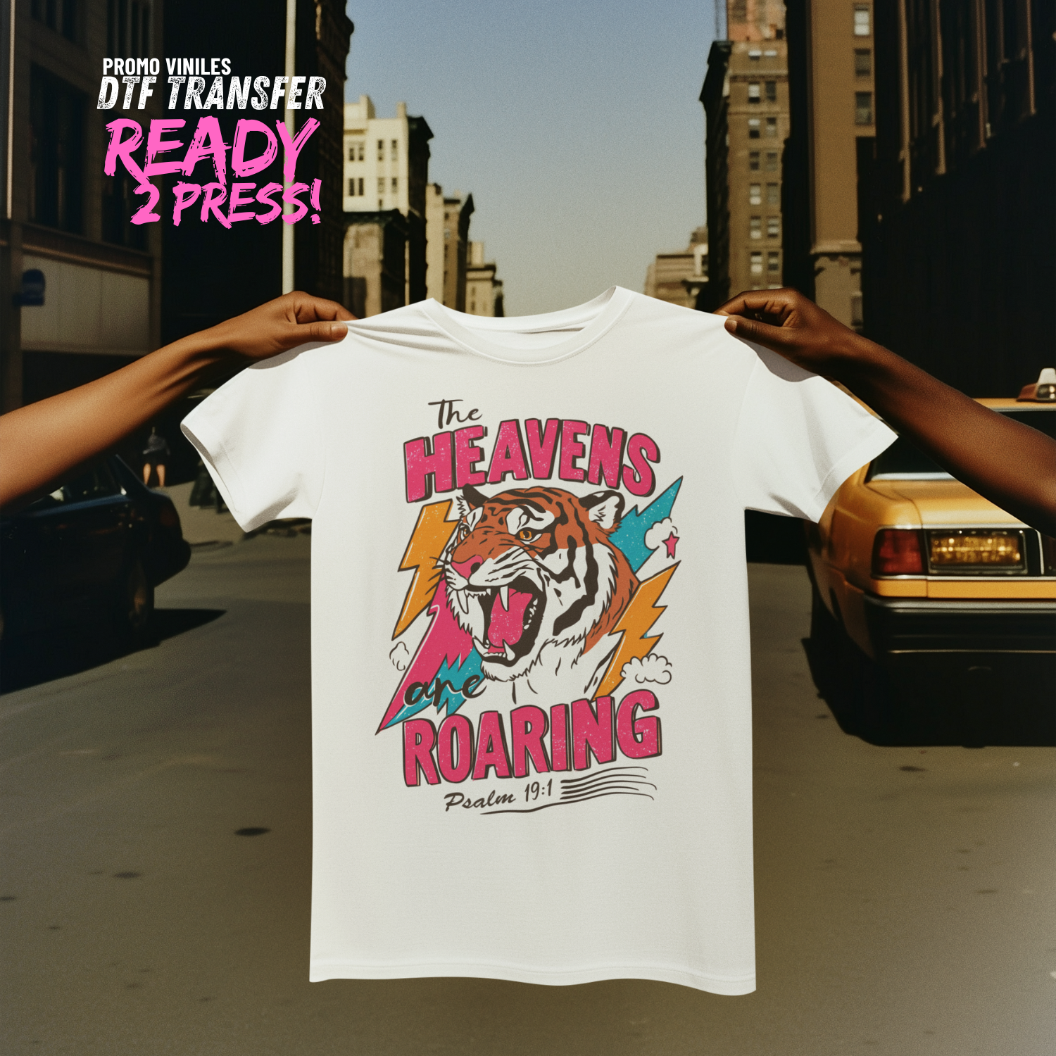 Promo Viniles Panamá - DTF Transfers | Heavens Roaring - Promo Viniles Panamá
