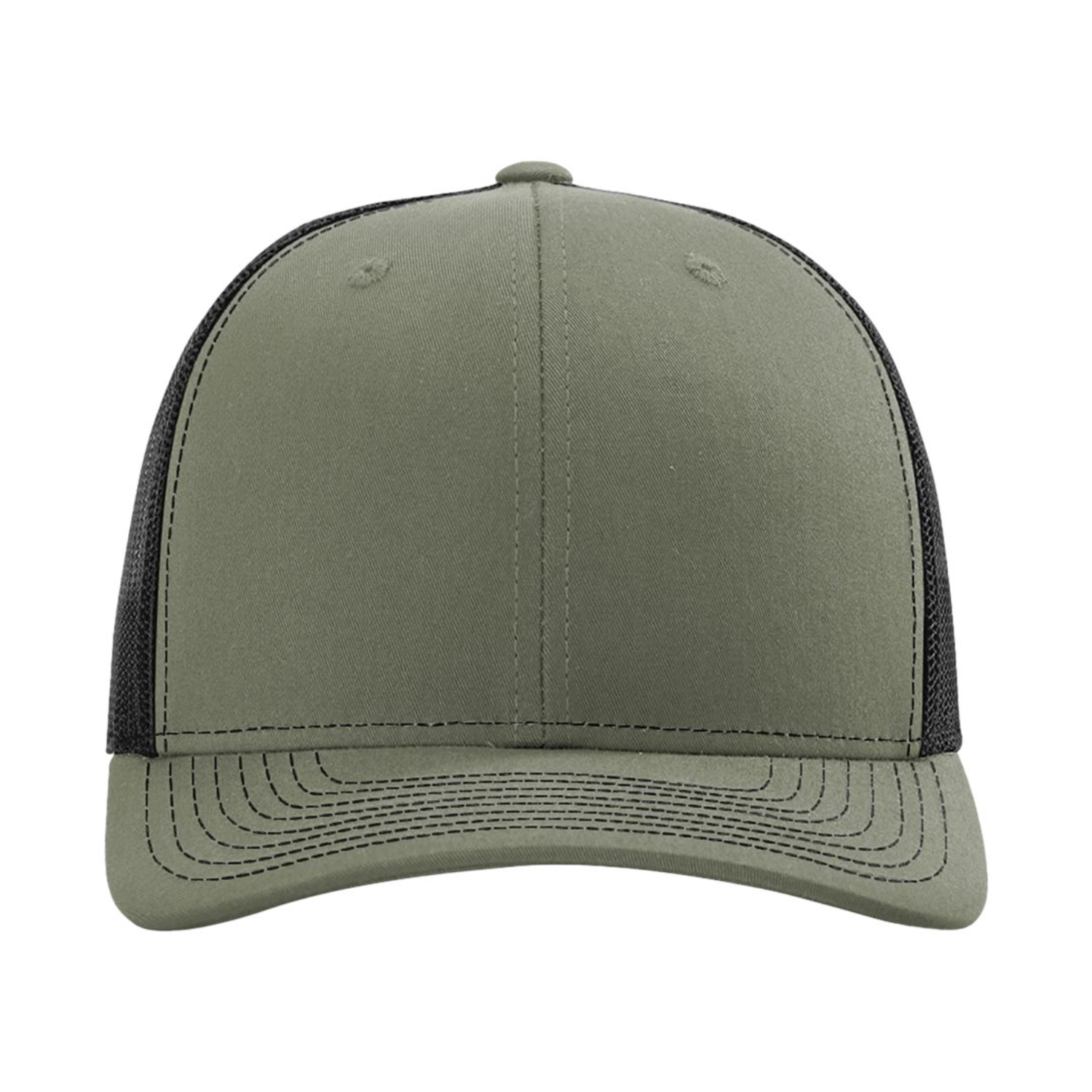 Richardson 112 | Adjustable Snapback Trucker Cap | Loden/ Black