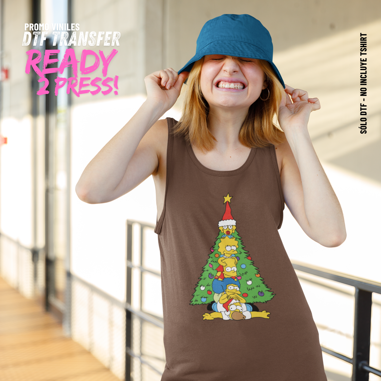 DTF Transfers | Yellow Xmas