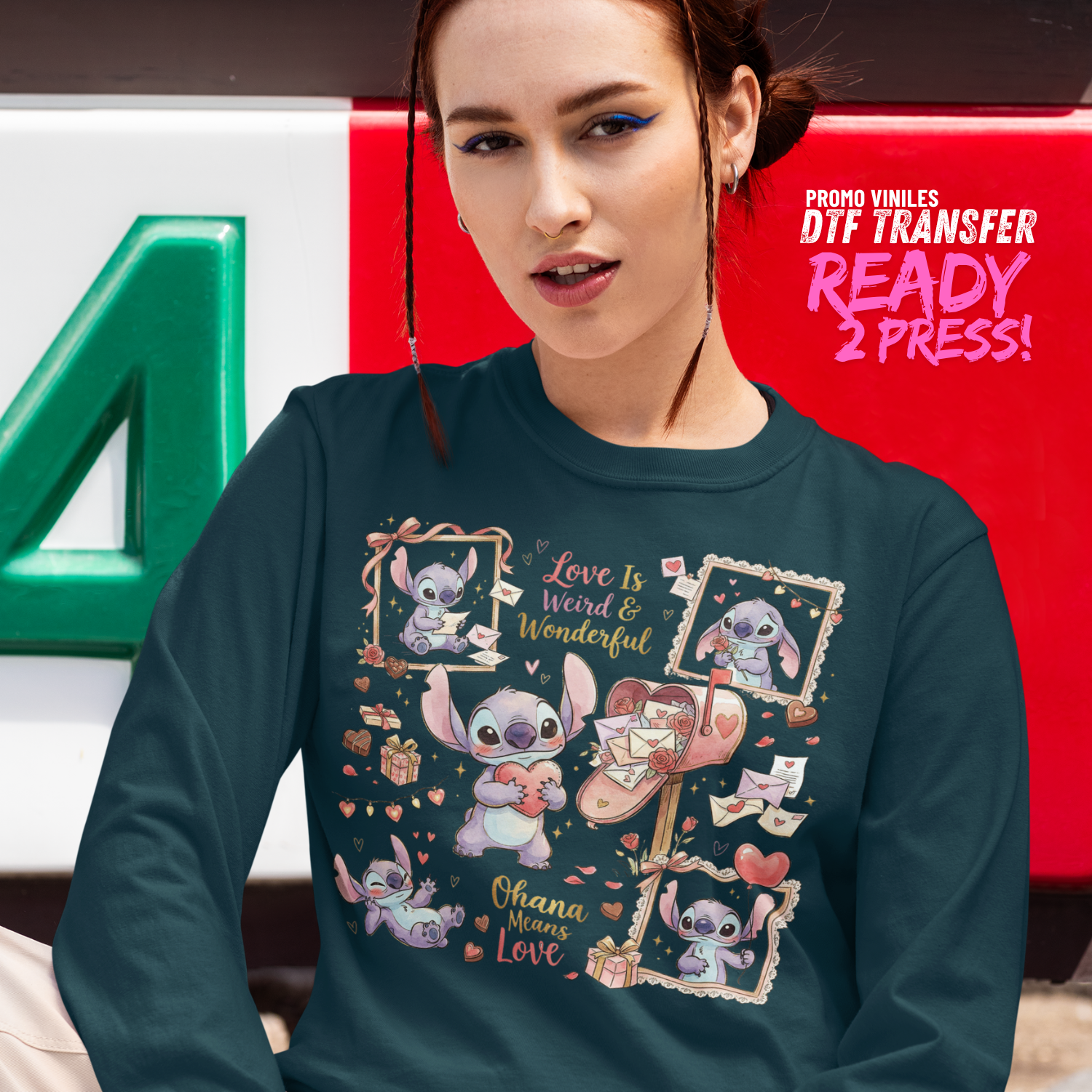 Promo Viniles Panamá - DTF Transfers | Love is Weird - Promo Viniles Panamá