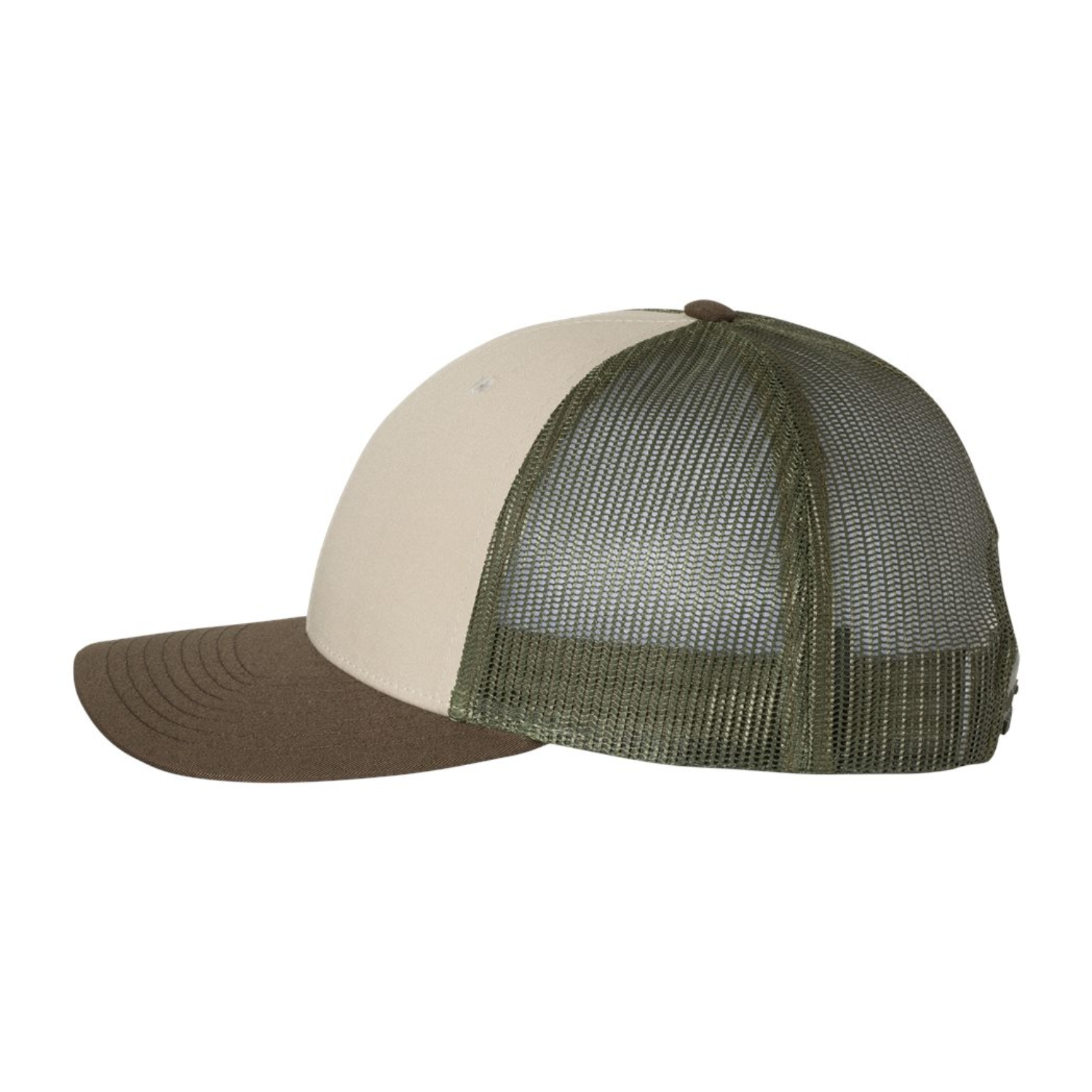 Richardson 115 | Low Pro Trucker Cap | Tan/ Loden/ Brown