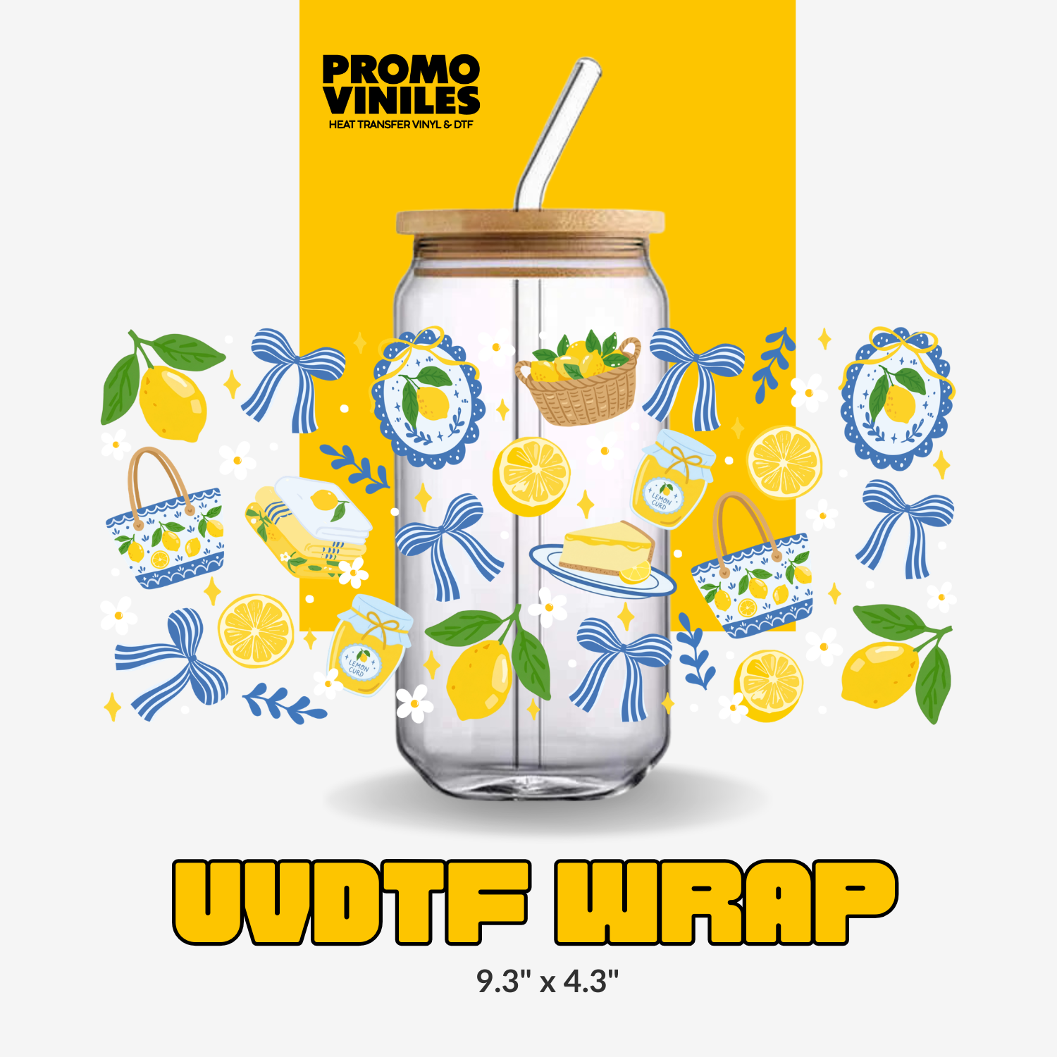 UV DTF Wrap | Lemon Love