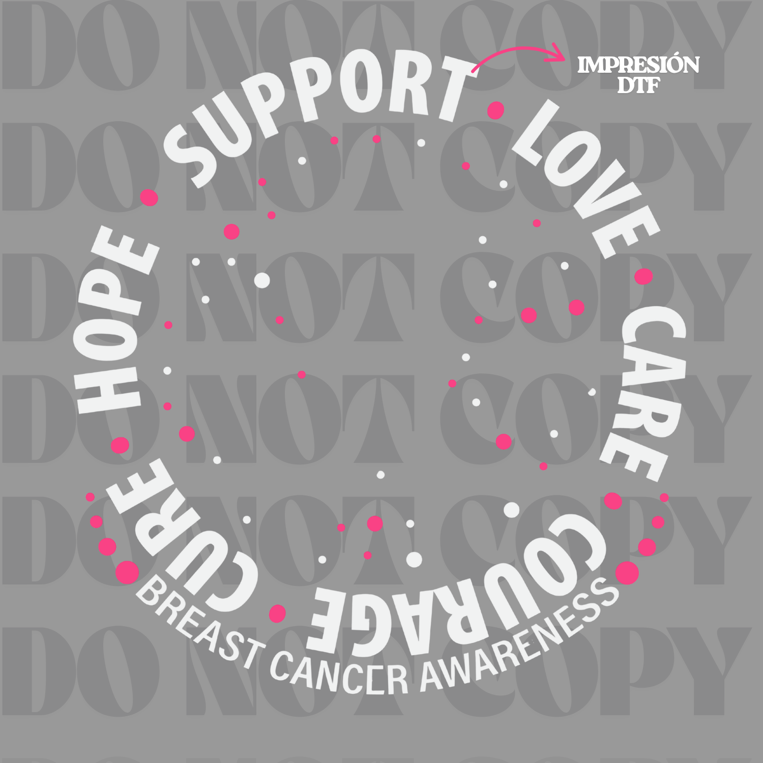 Hybrid DTF | Support | Glitter Neon Pink