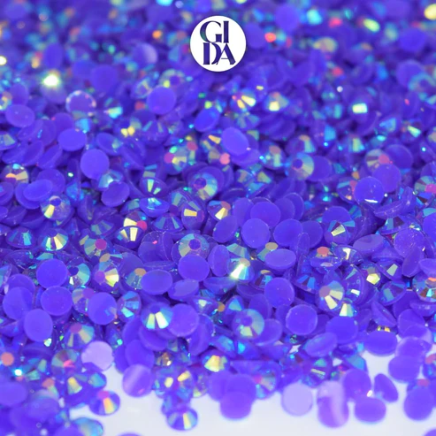 AB Jelly Flat Back Rhinestones | Amethyst | 3mm