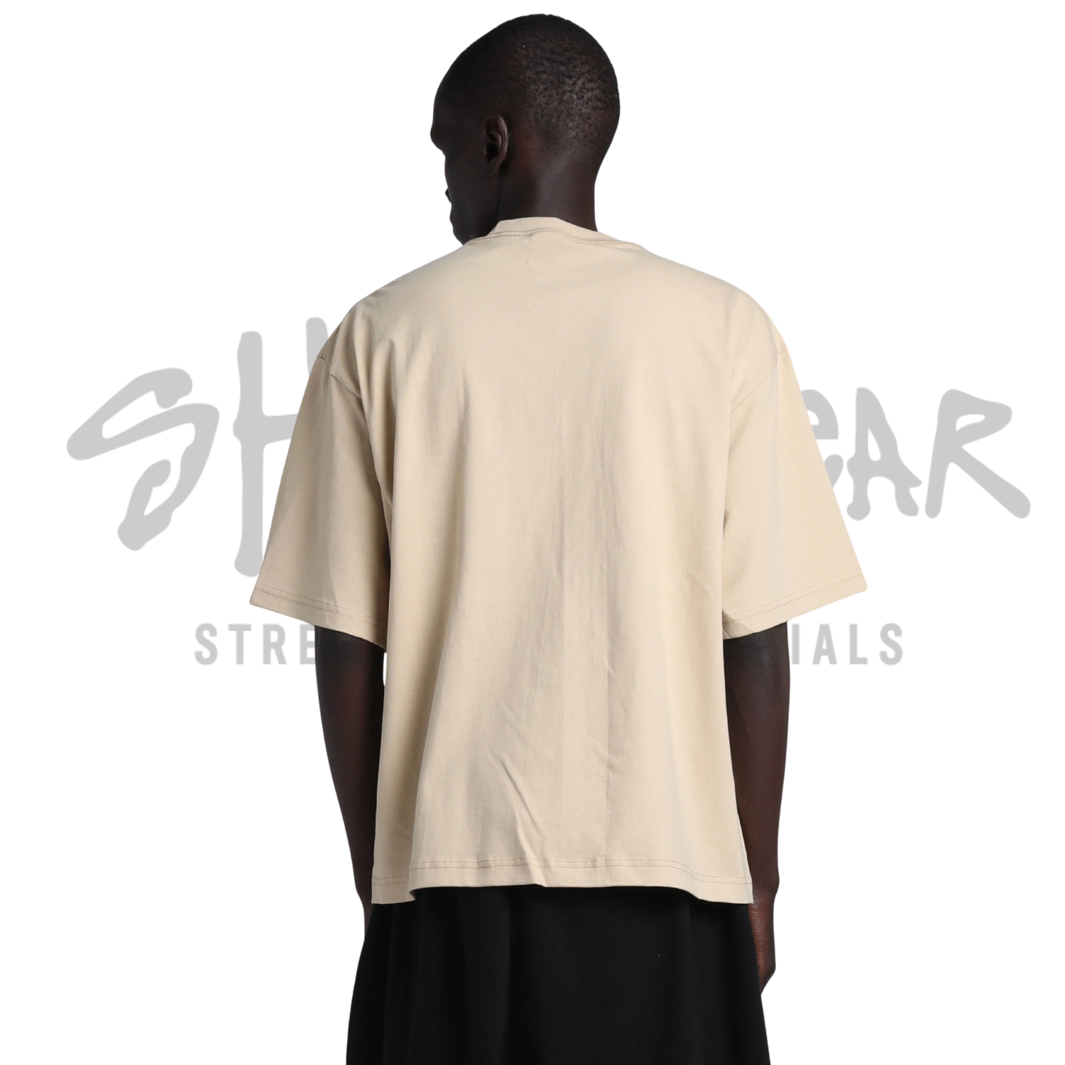 Shaka Wear Max Heavyweight Cropped Tee | Desert Beige | 7.5 oz