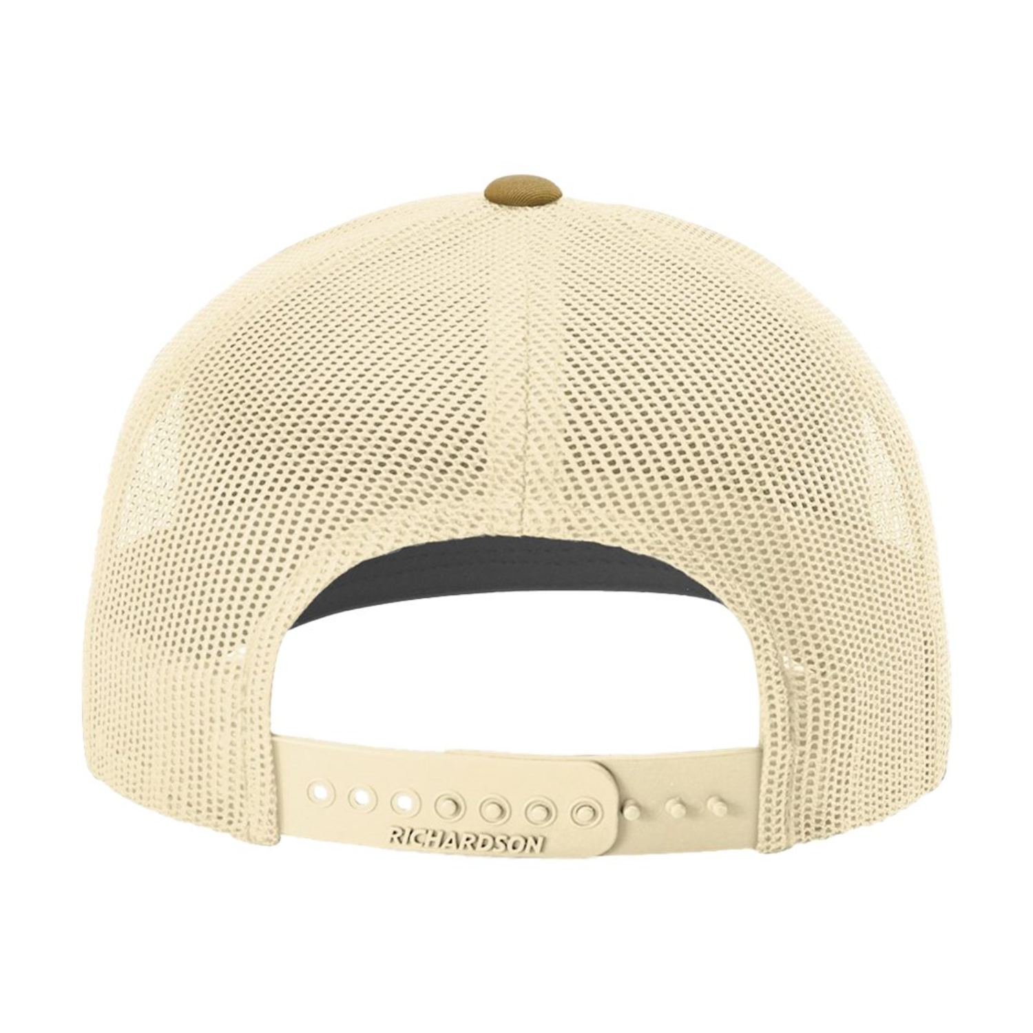 Richardson 112 | Adjustable Snapback Trucker Cap | Heather Grey/ Birch/ Amber Gold