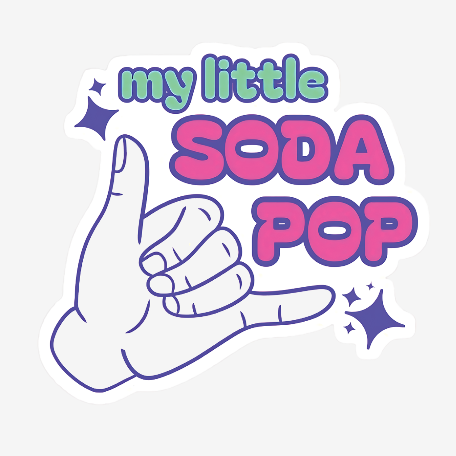 UV DTF Mini Stickers | Little Soda Pop