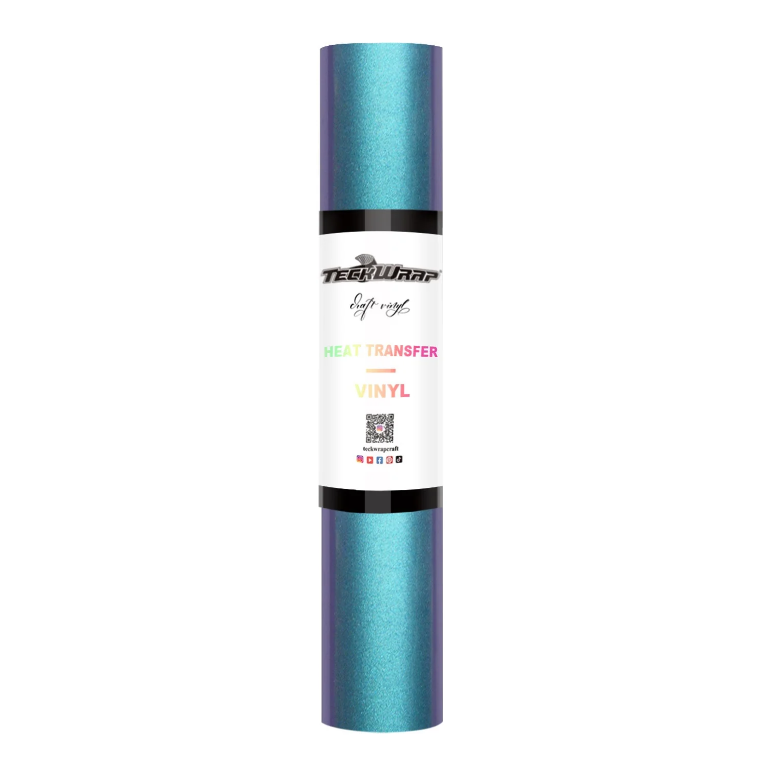 Teckwrap | Vinil Térmico | Purple Charm-Cyan Blue | Ancho 12"