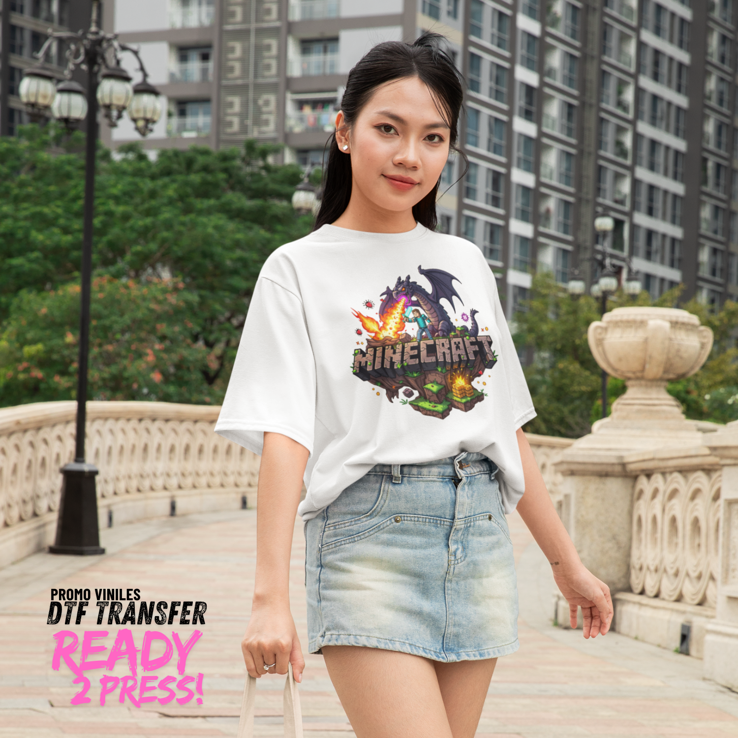 DTF Transfers | Mine C Dragon