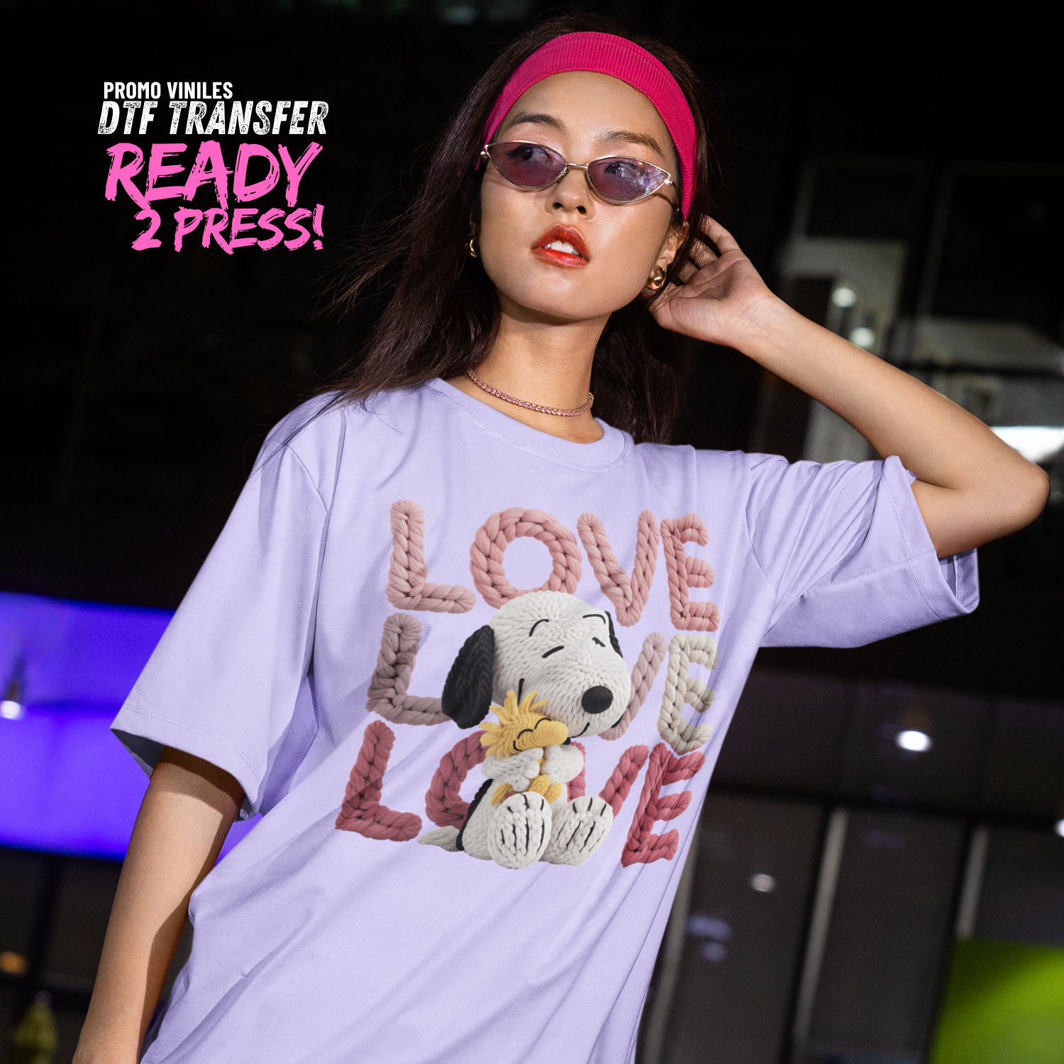 Promo Viniles Panamá - DTF Transfers | Love 3 Snoop - Promo Viniles Panamá