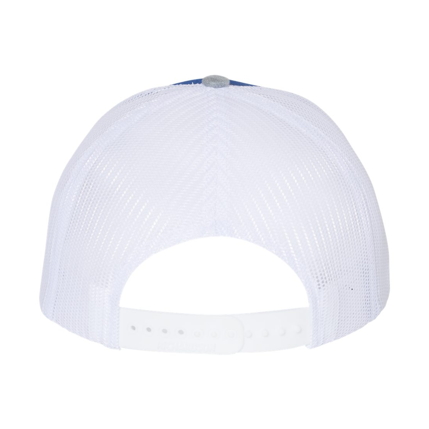 Richardson 112 | Adjustable Snapback Trucker Cap | Royal/ White/ Heather Grey