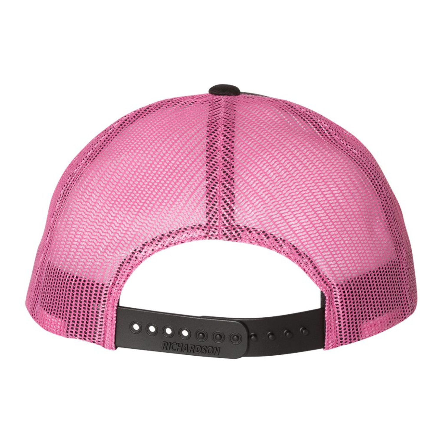 Richardson 115 | Low Pro Trucker Cap | Black/ Neon Pink