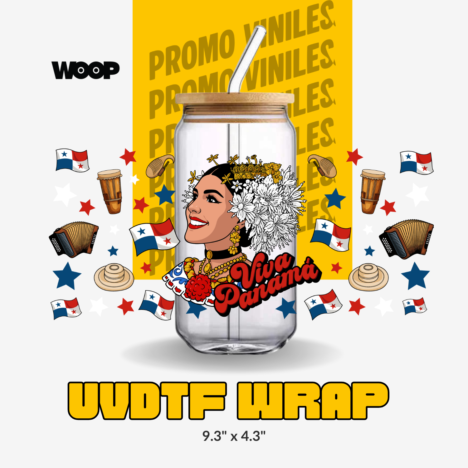 UV DTF Wrap | Viva Panamá