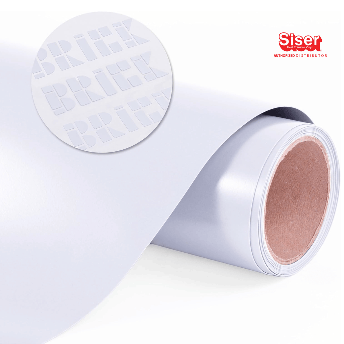Siser Brick® 600 Vinil Textil Térmico | White | Ancho 12"