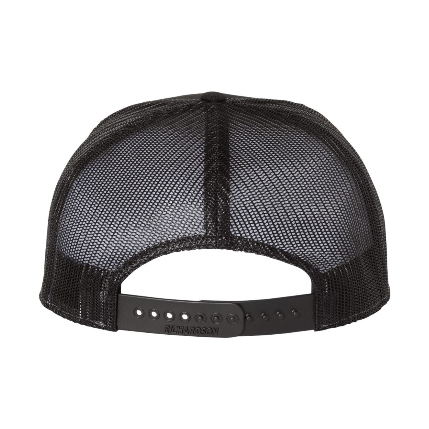Richardson 168 | Seven Panel Trucker Cap | Heather Grey/ Black