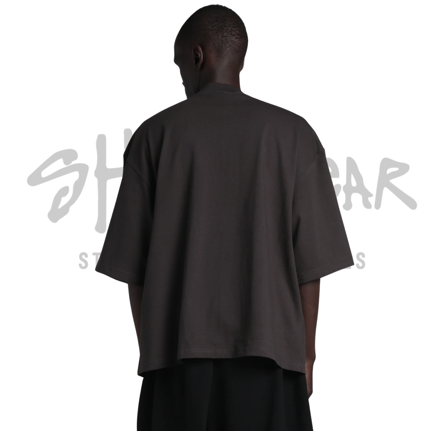 Shaka Wear Max Heavyweight Oversized Tee | Off Black | 7.5 oz
