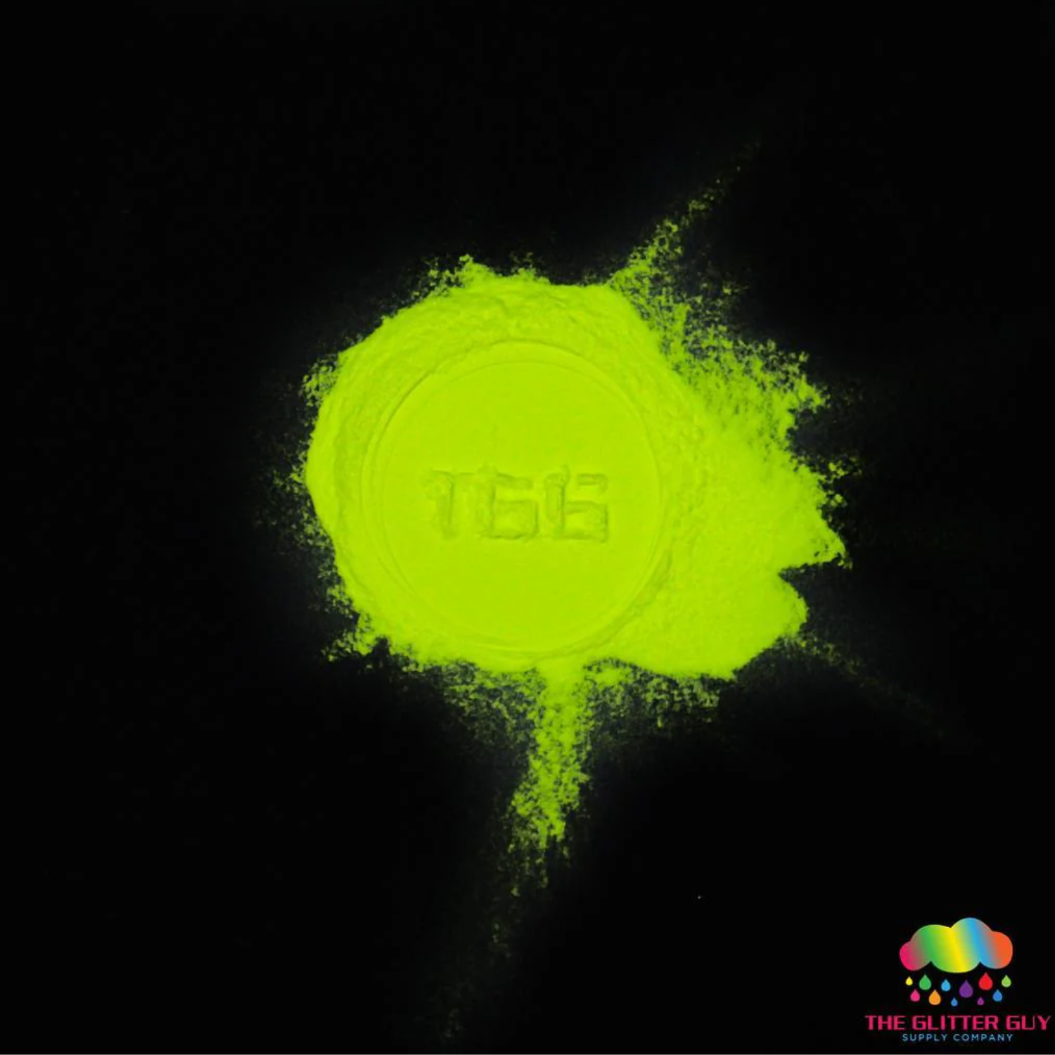 The Glitter Guy | Yellow Green | Spooky D's Glow Mica Powder