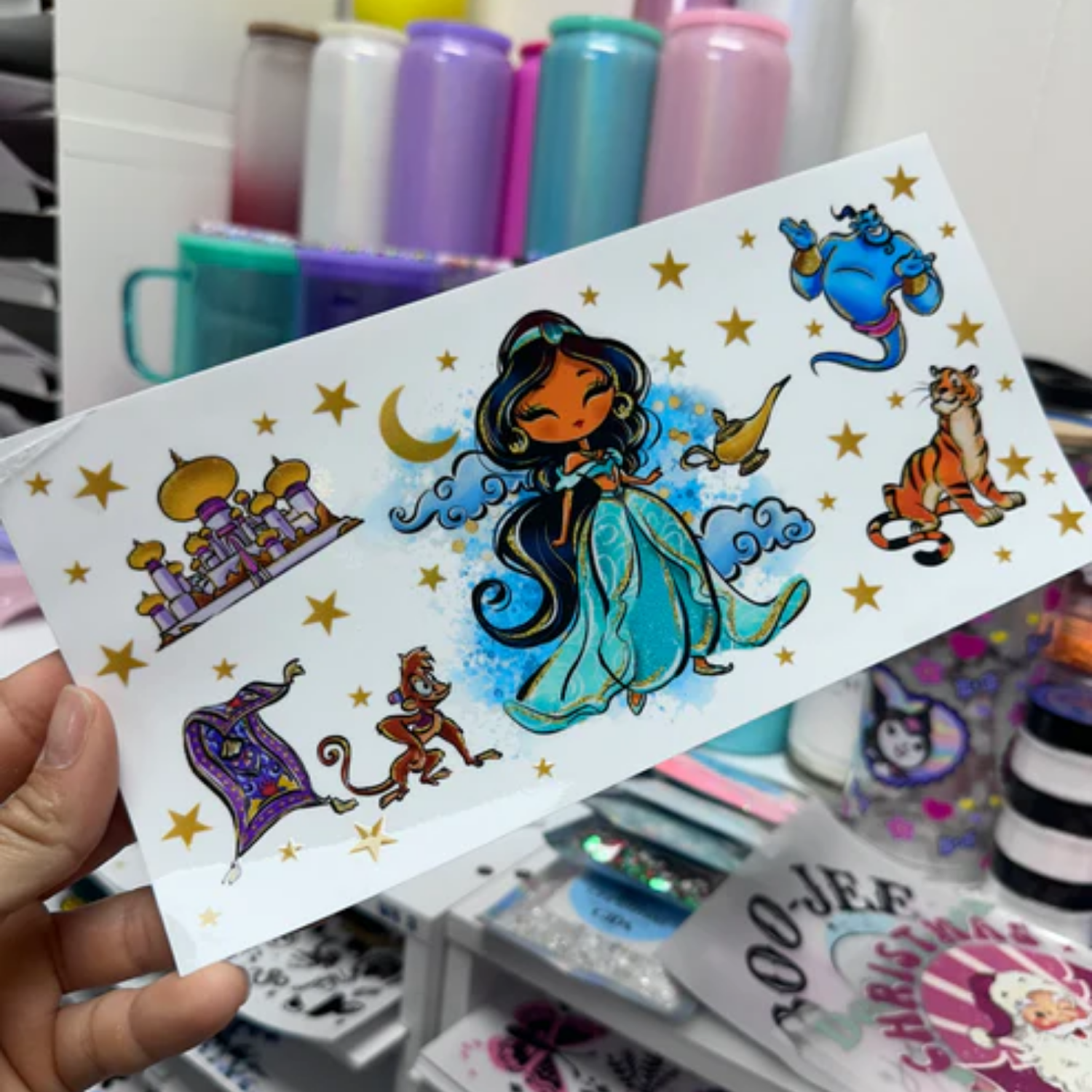 UV DTF Wrap | Mini Jazmin | 9.5 x 4.33"