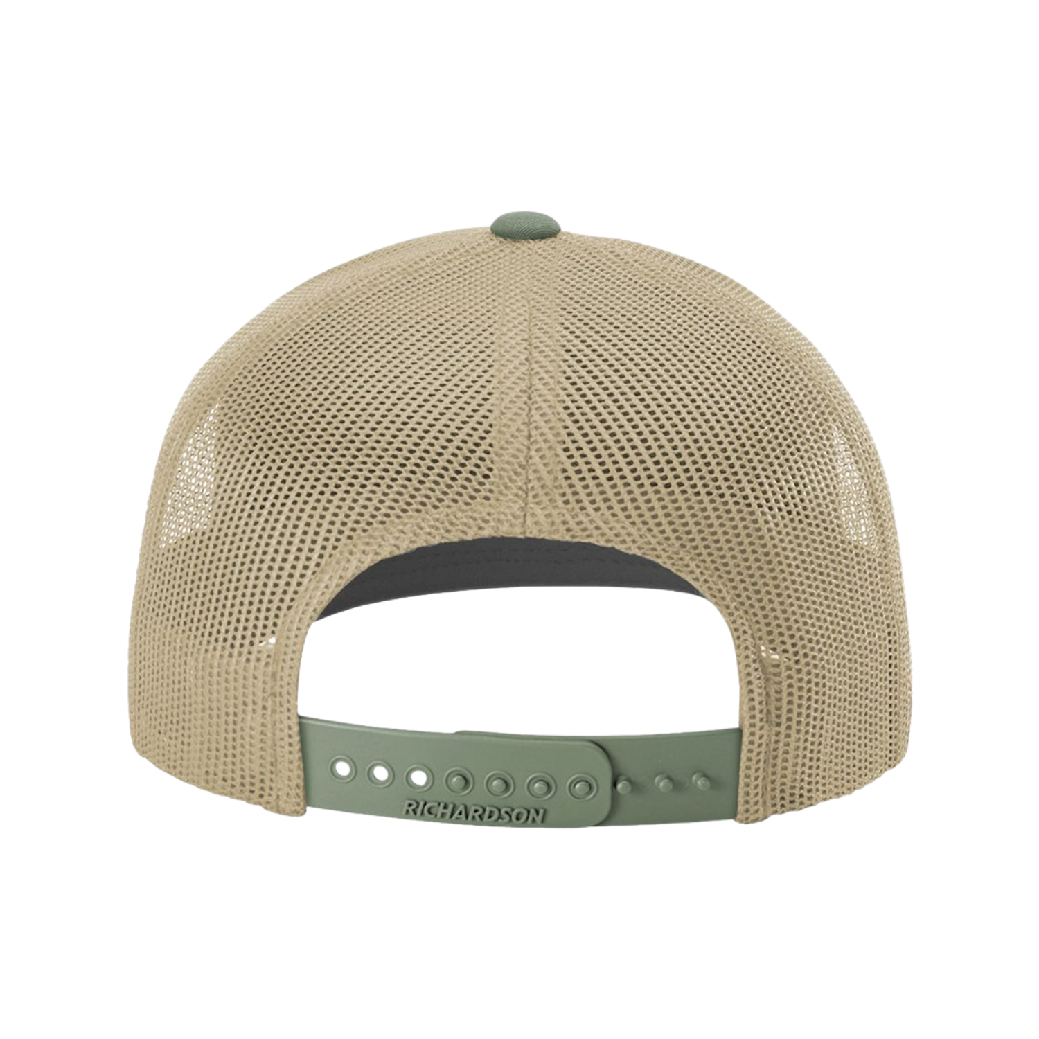 Richardson 112 | Adjustable Snapback Trucker Cap | Khaki/ Loden Green CMB