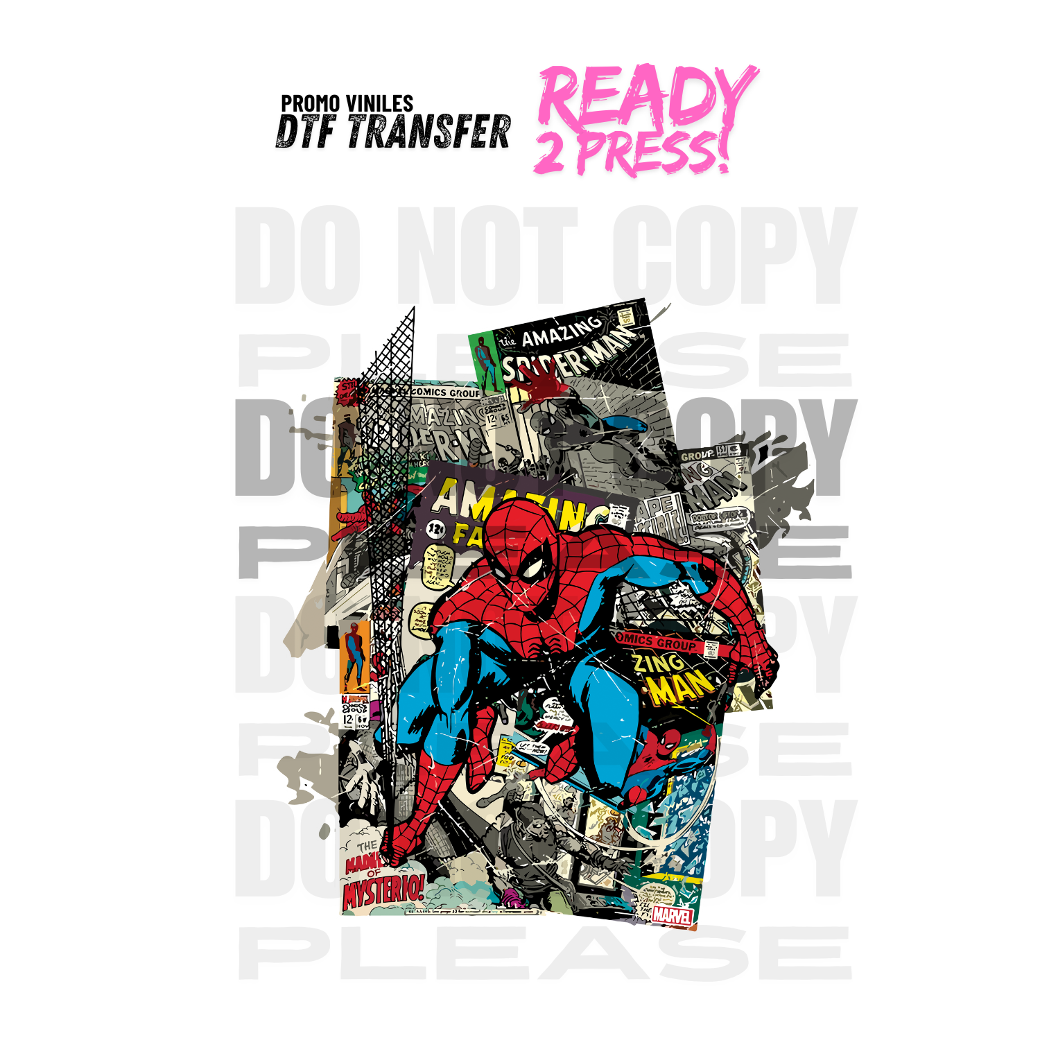 DTF Transfers | Amazing Spider