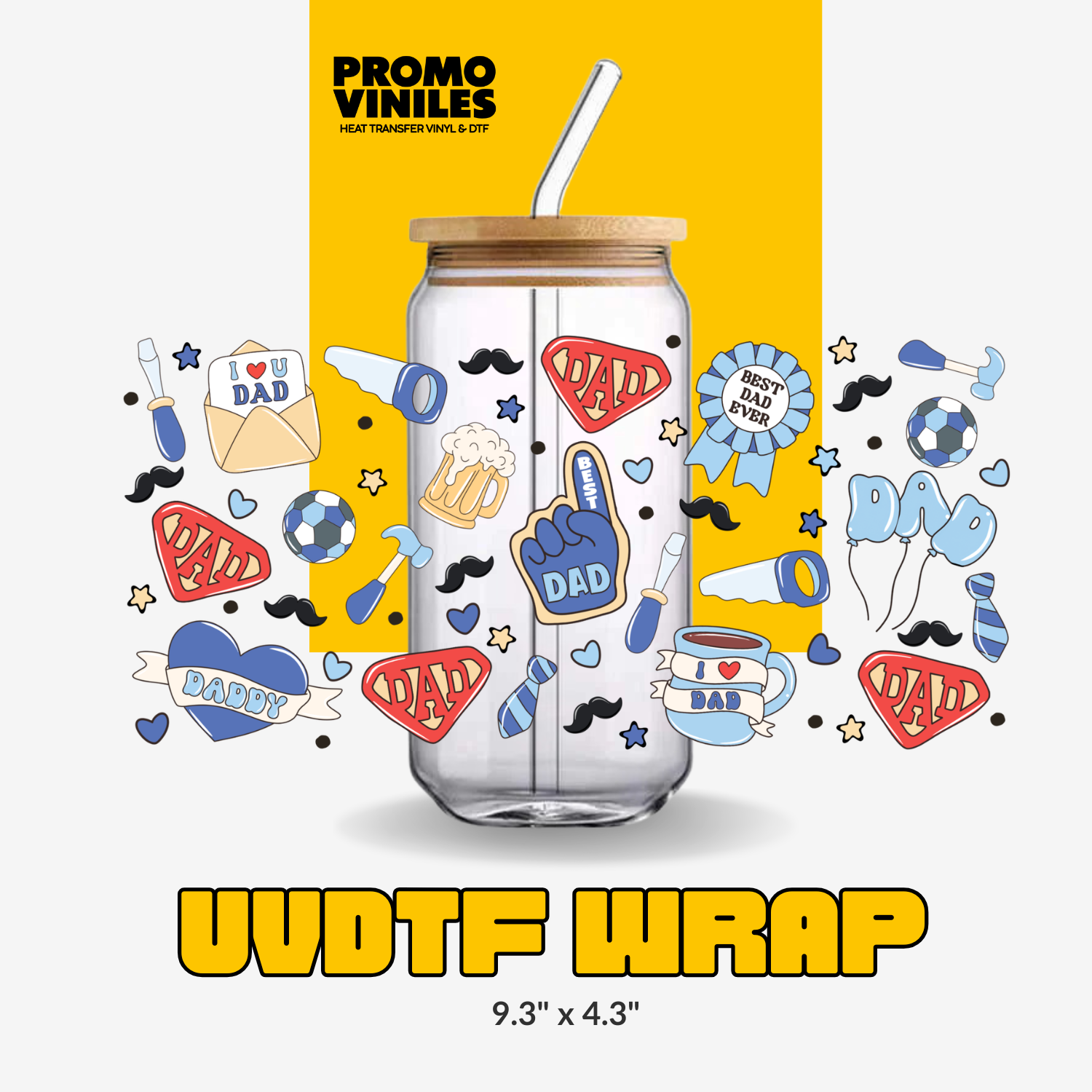UV DTF Wrap | Daddy