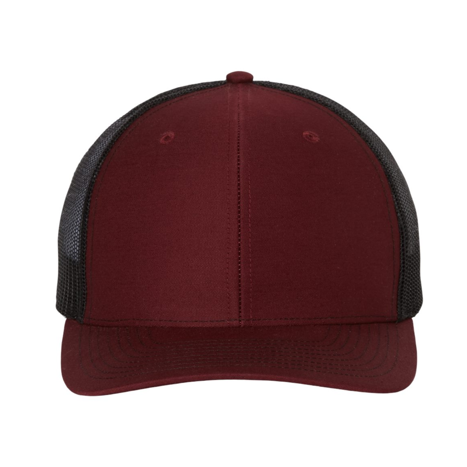 Richardson 112 | Adjustable Snapback Trucker Cap | Cardinal/ Black