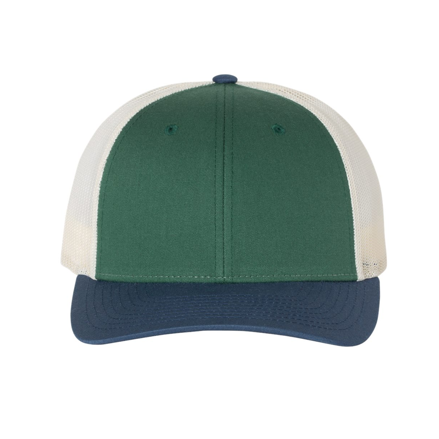 Richardson 115 | Low Pro Trucker Cap | Spruce/ Birch/ Light Navy