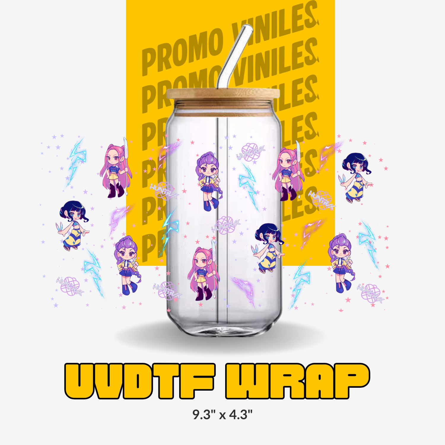 UV DTF Wrap | Huntrix Mini
