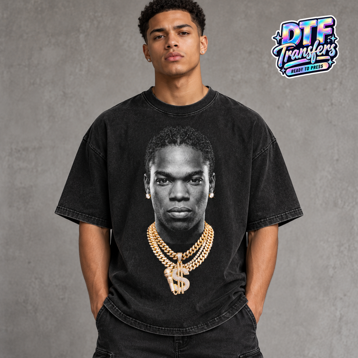 DTF Transfers | El Kid | Oro Halftone