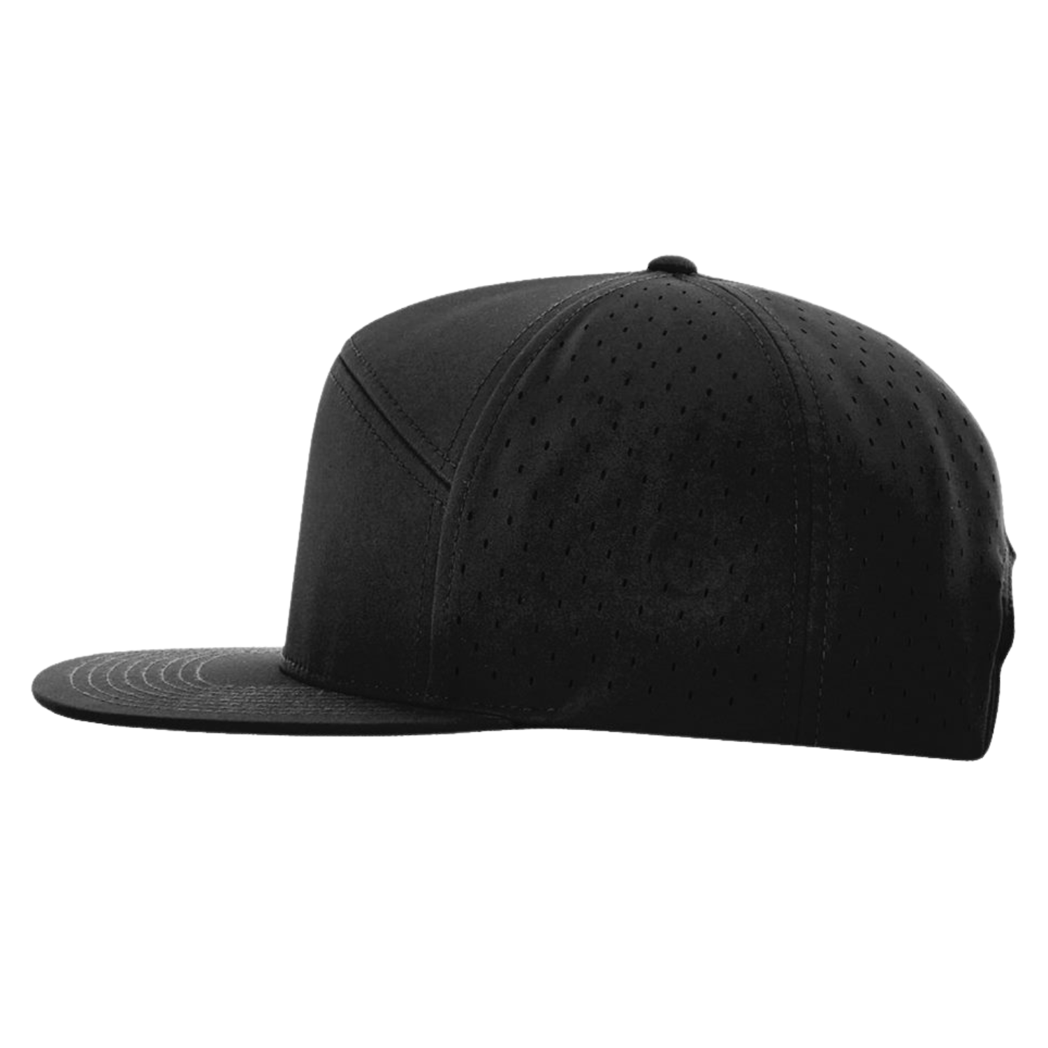Richardson 169 | Cannon Cap - 7 Panel Performance Hat | Black
