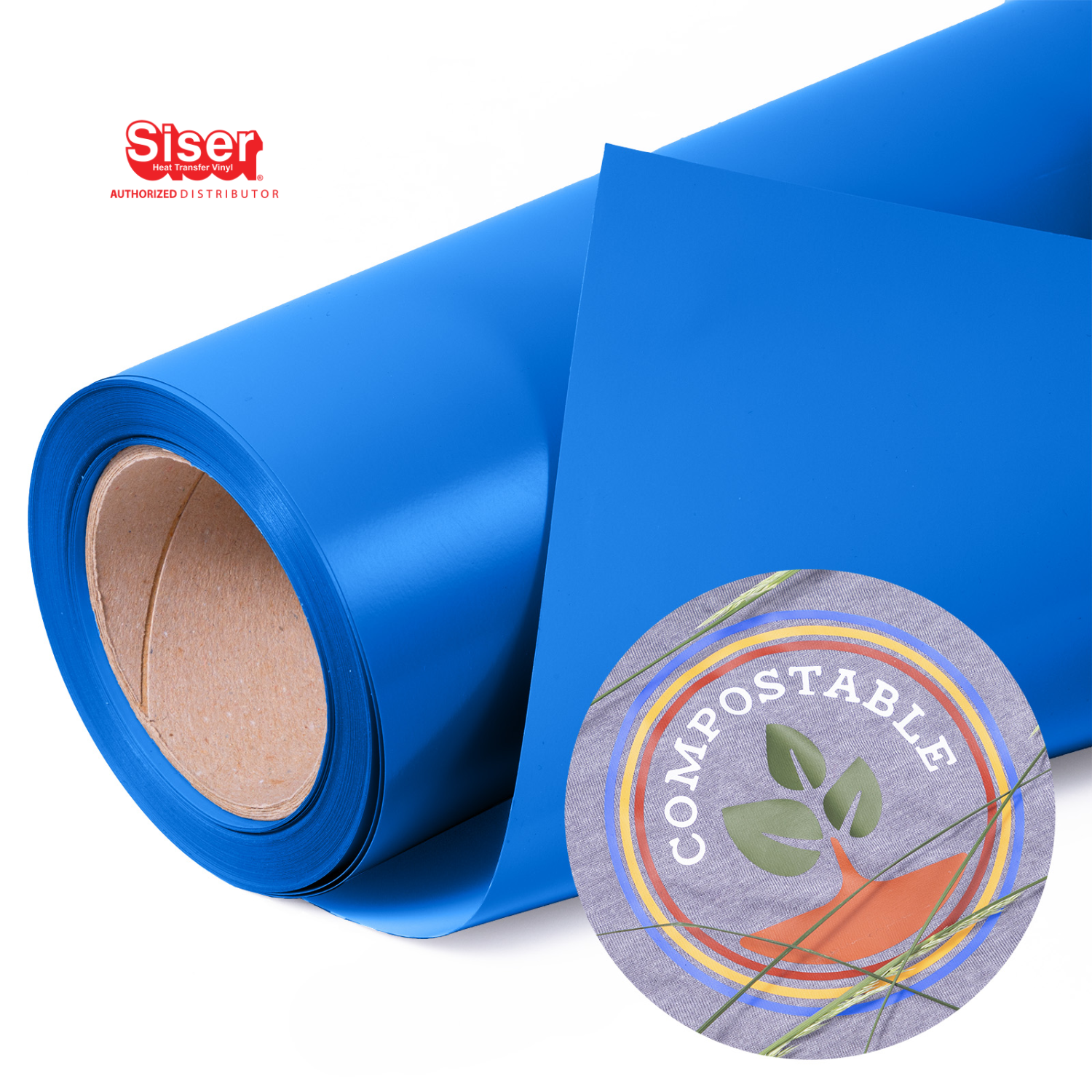 Siser PureHT™ Vinil Textil Térmico | Ultramarine | Ancho 12"