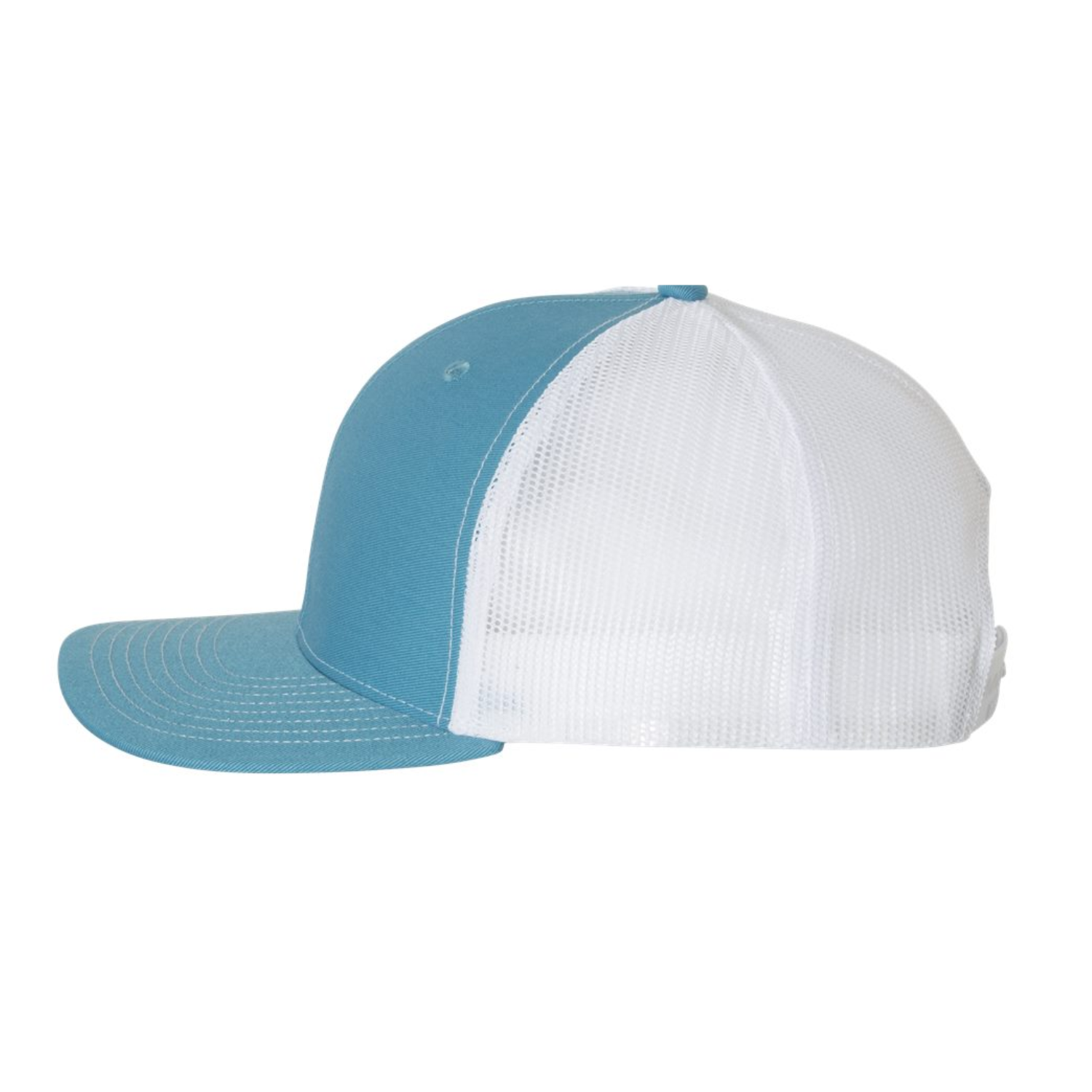 Richardson 112 | Adjustable Snapback Trucker Cap | Columbia Blue White