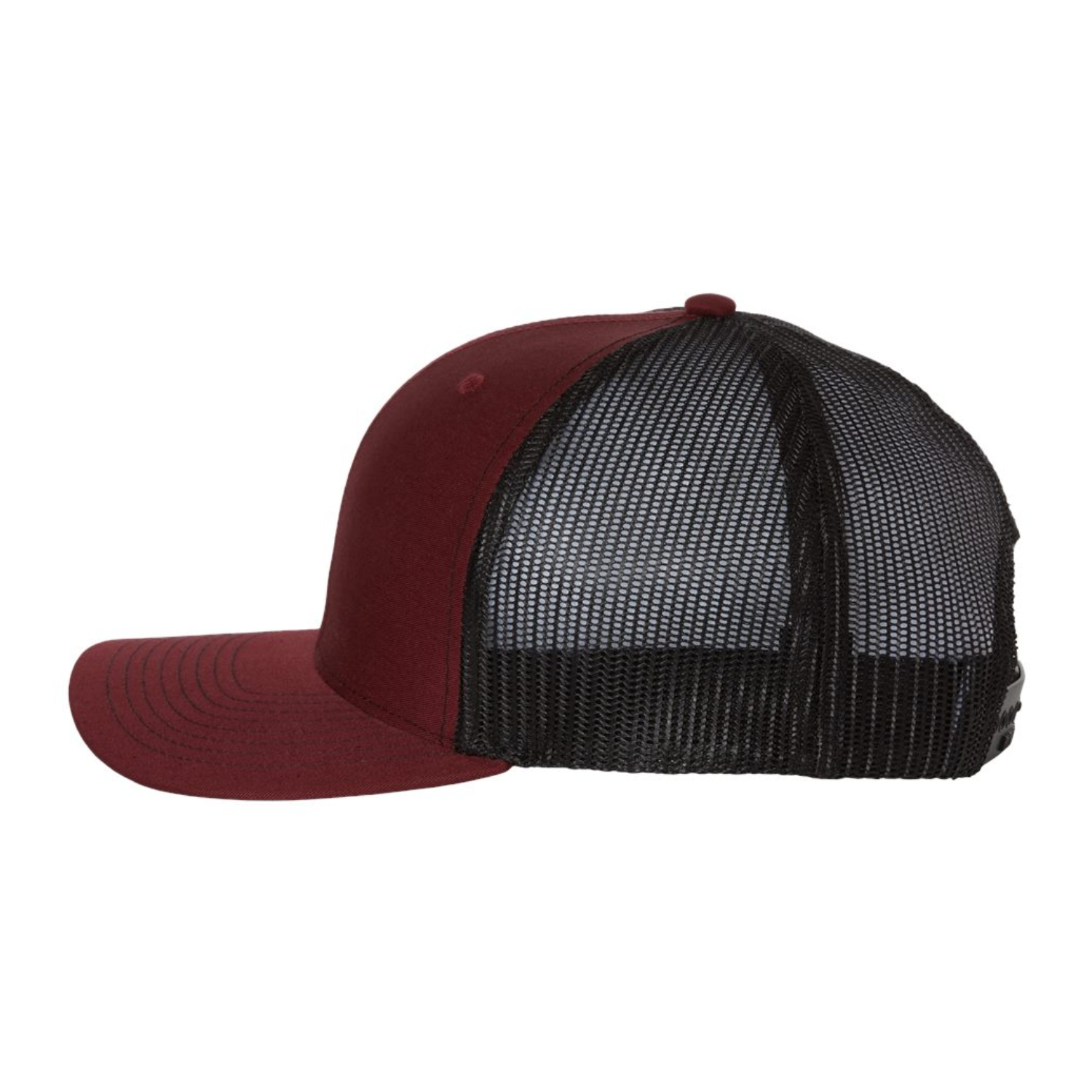 Richardson 112 | Adjustable Snapback Trucker Cap | Cardinal/ Black