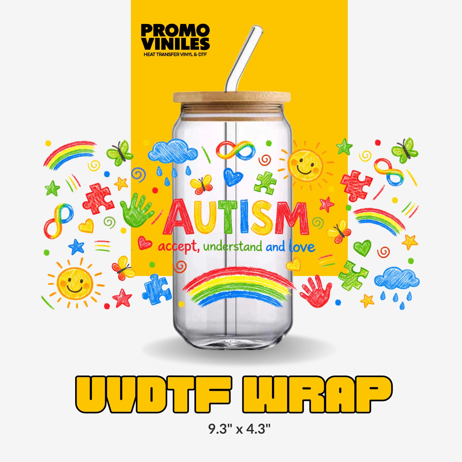 UV DTF Wrap | Autism