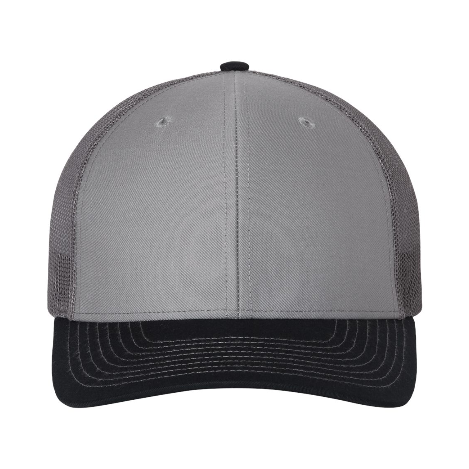 Richardson 112 | Adjustable Snapback Trucker Cap | Grey/ Charcoal/ Navy